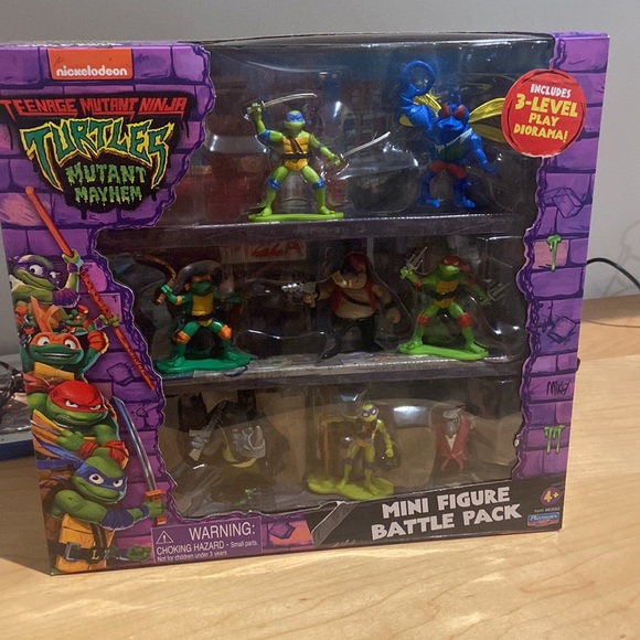 Teenage Mutant Ninja Turtles: Mutant Mayhem Mini Figure Battle Pack - Picture 1 of 3